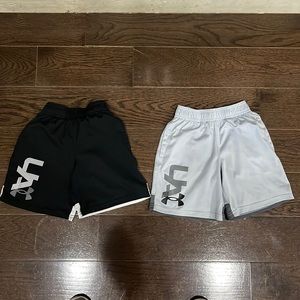Set of boys Under Armour shorts - both size 6